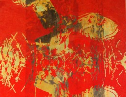 Die Eule, 2013, Eitempera/Molino 140x140cm